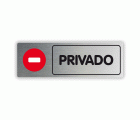 Placa informativa privado